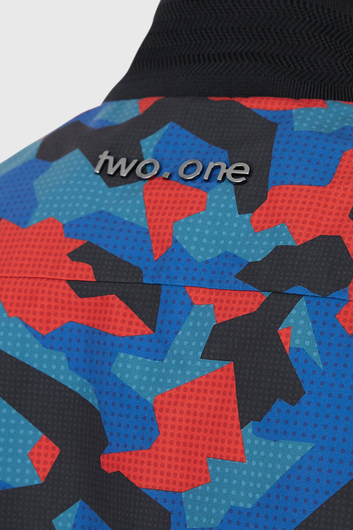 Printed Technical Bomber Jacket