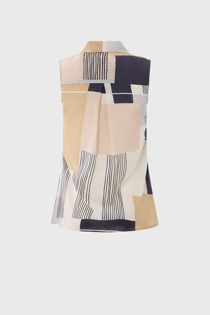 Cora blouse Geo Print