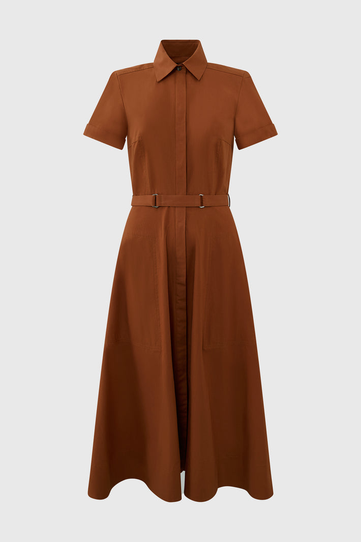 Cotton Shirtdress