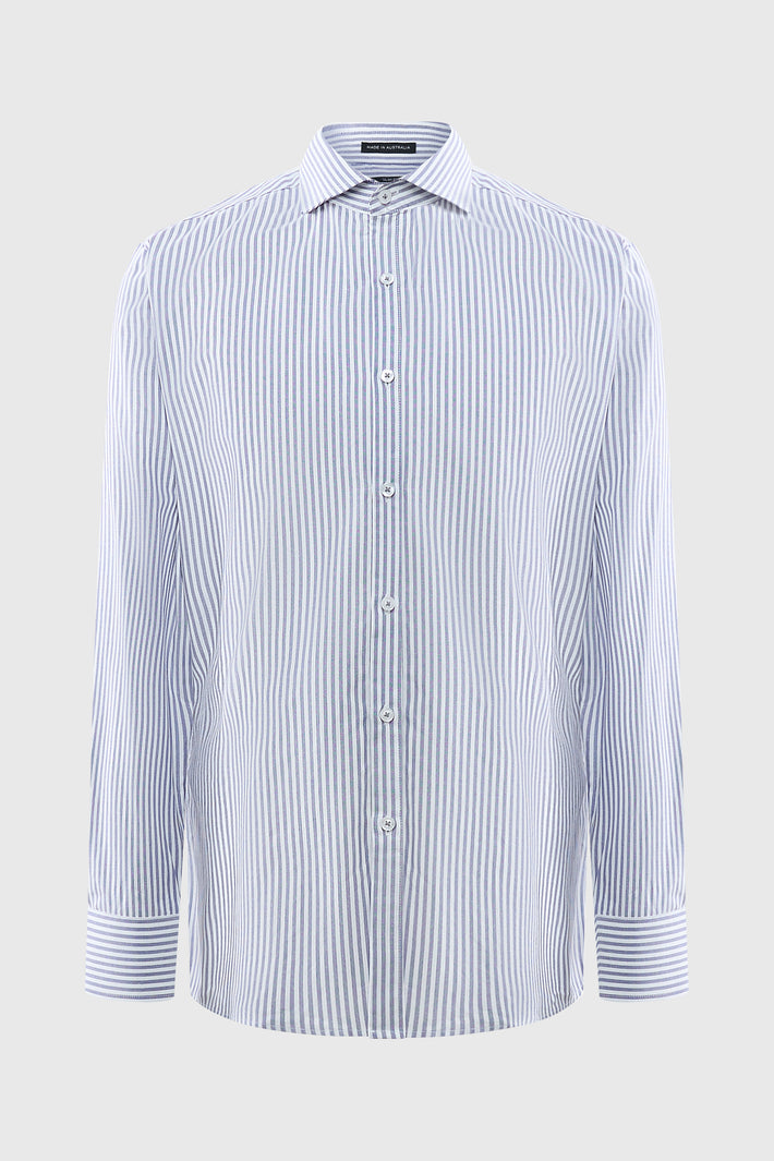 Jax Como Shirt Grey Stripe