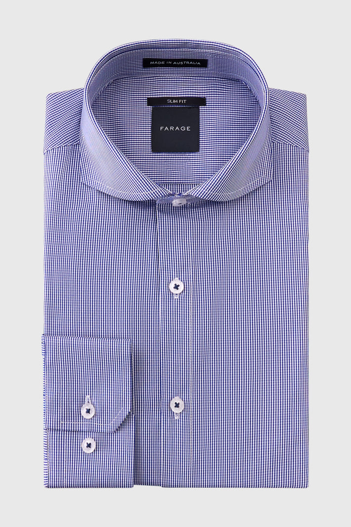 Jax Como Shirt Micro Check