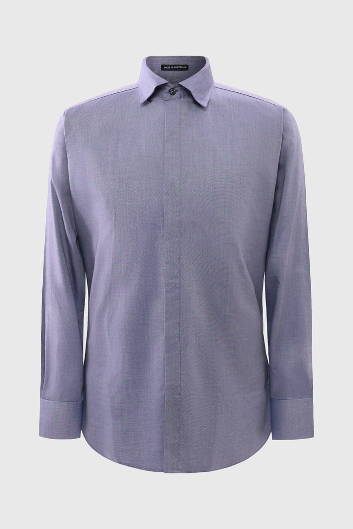 Jax Shirt Round in Denim