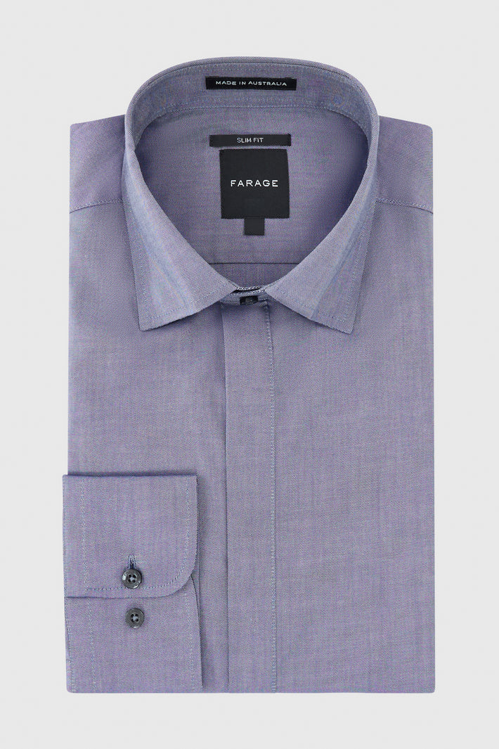 Jax Shirt Round in Denim