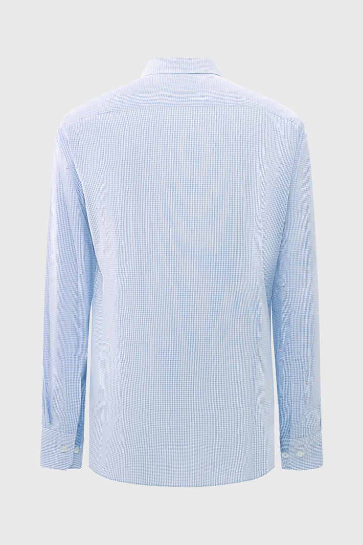 Jax Shirt- Mendel Blue