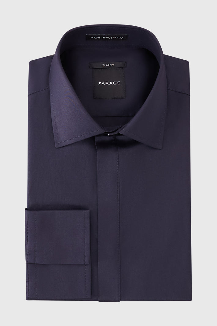 Jax Slim Fit Shirt Midnight