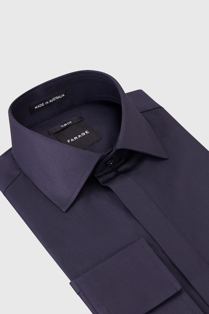 Jax Slim Fit Shirt Midnight