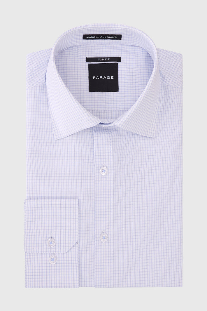 Jax Slim Shirt Sky Check