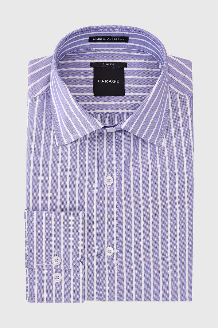 Jax Slim Shirt Chambray Sky