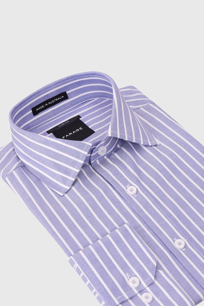 Jax Slim Shirt Chambray Sky