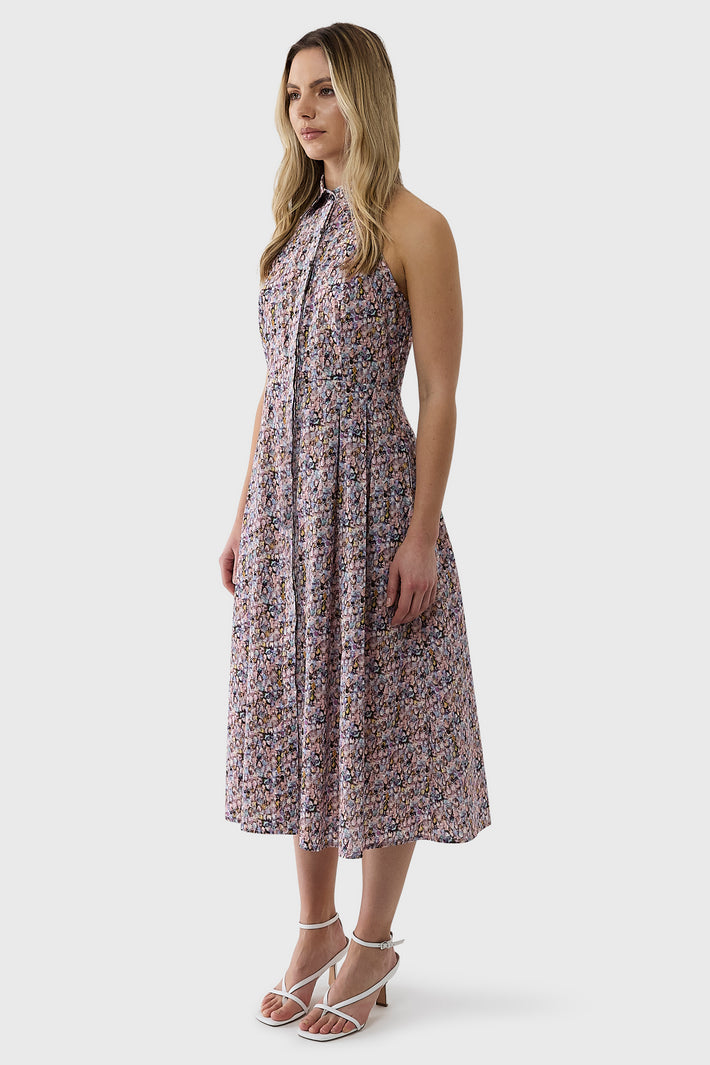 Liberty Halter Shirtdress