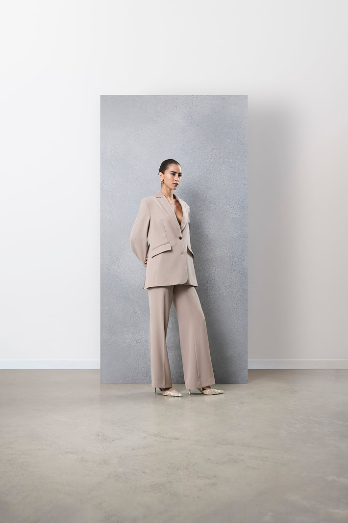 Mushroom Twill Trouser