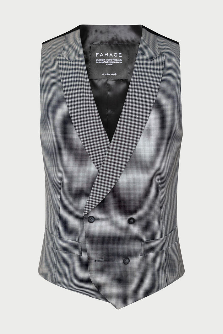 London DB Waistcoat Houndstooth