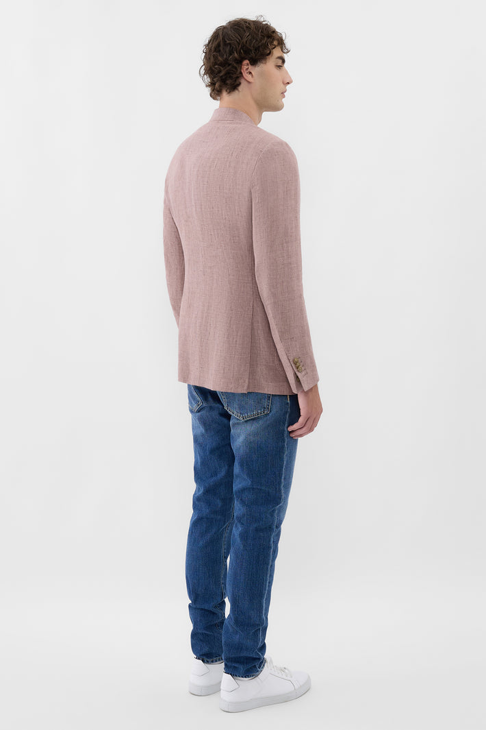 Milan Linen Double Breasted Blazer