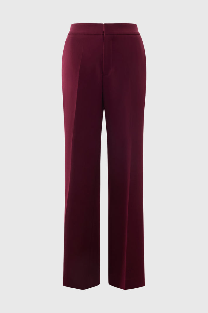 Signature Crepe Wide Leg Trouser