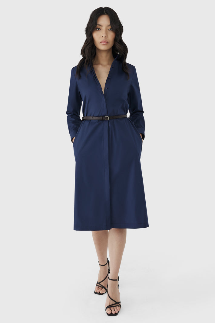 Olivia Cotton Shirtdress