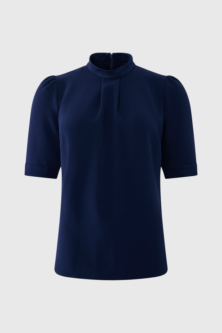 Crepe Short Sleeve Top