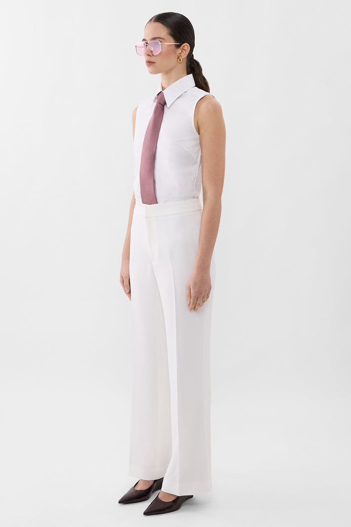 Signature Crepe Wide Leg Trouser