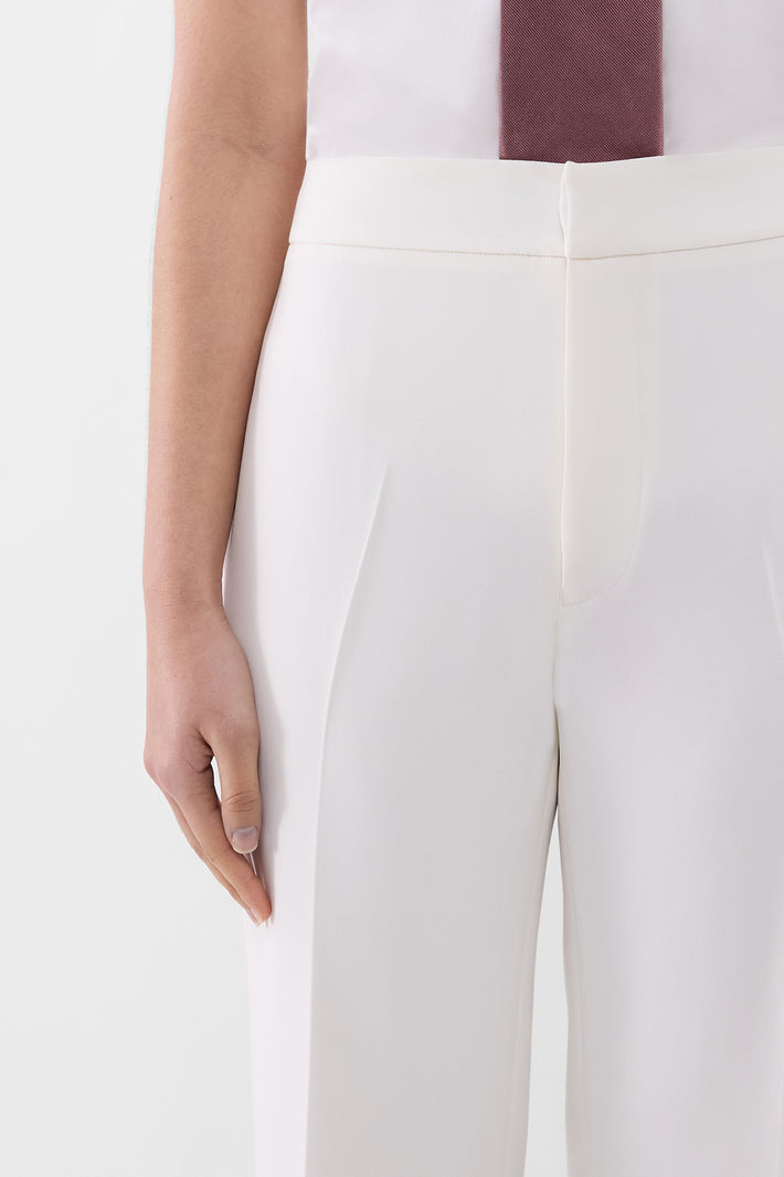 Signature Crepe Wide Leg Trouser