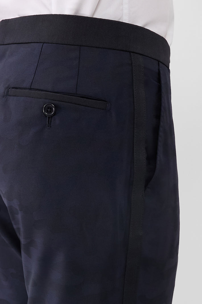 London Tuxedo Trouser GG + Stripe