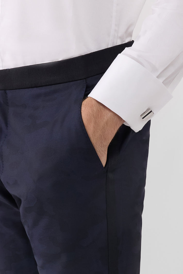 London Tuxedo Trouser GG + Stripe