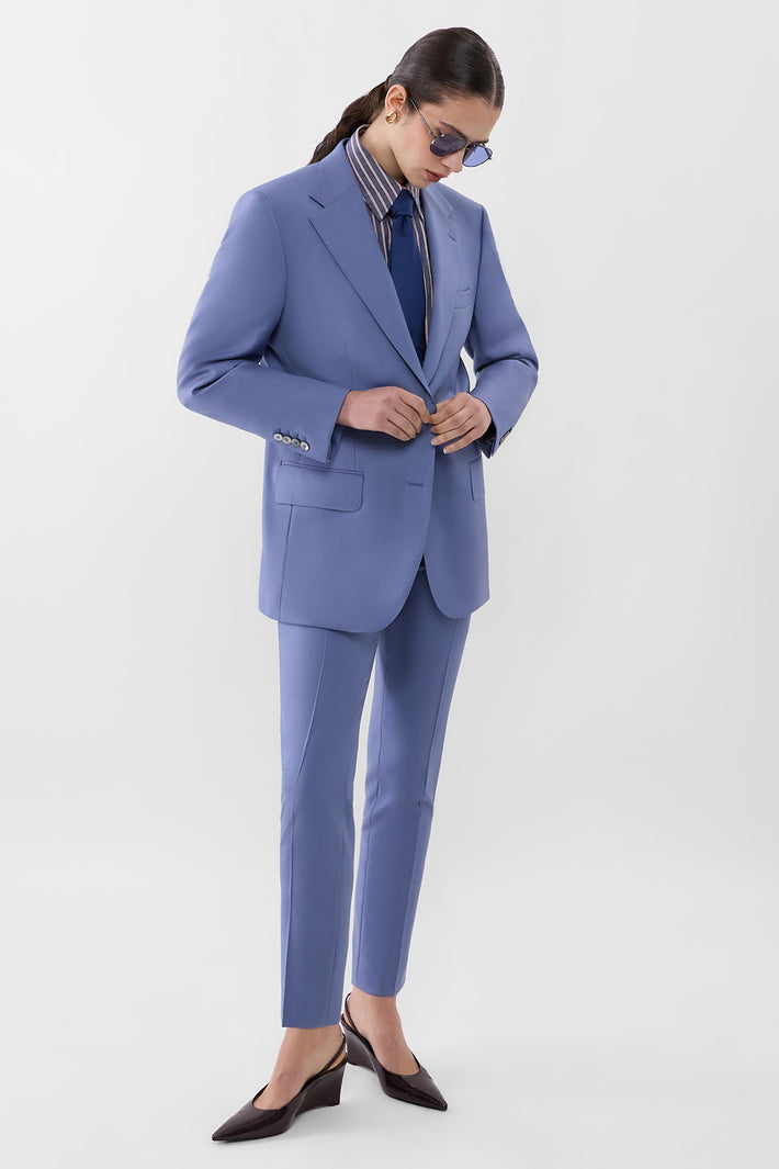 Fine Wool Oversized Blazer