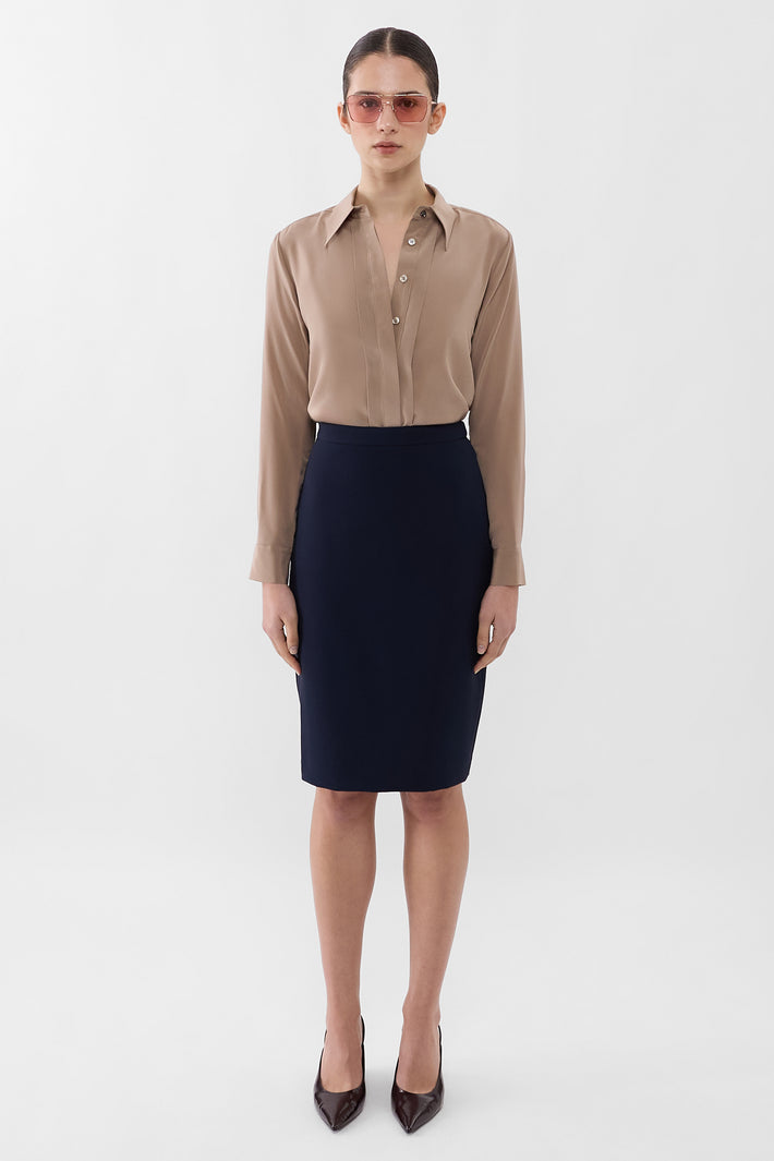 Signature Crepe Pencil Skirt