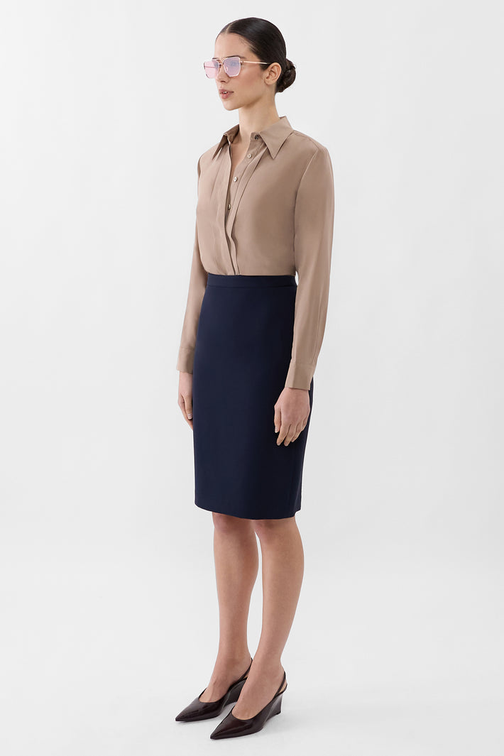 Signature Crepe Pencil Skirt