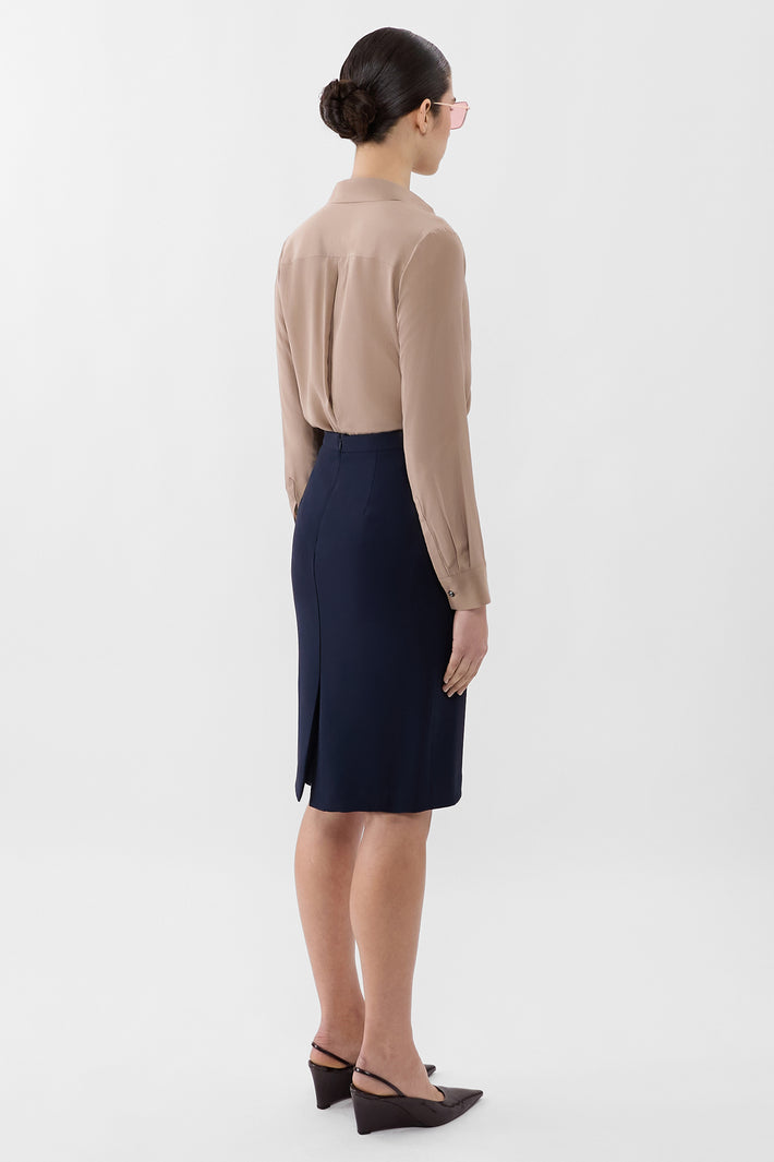 Signature Crepe Pencil Skirt