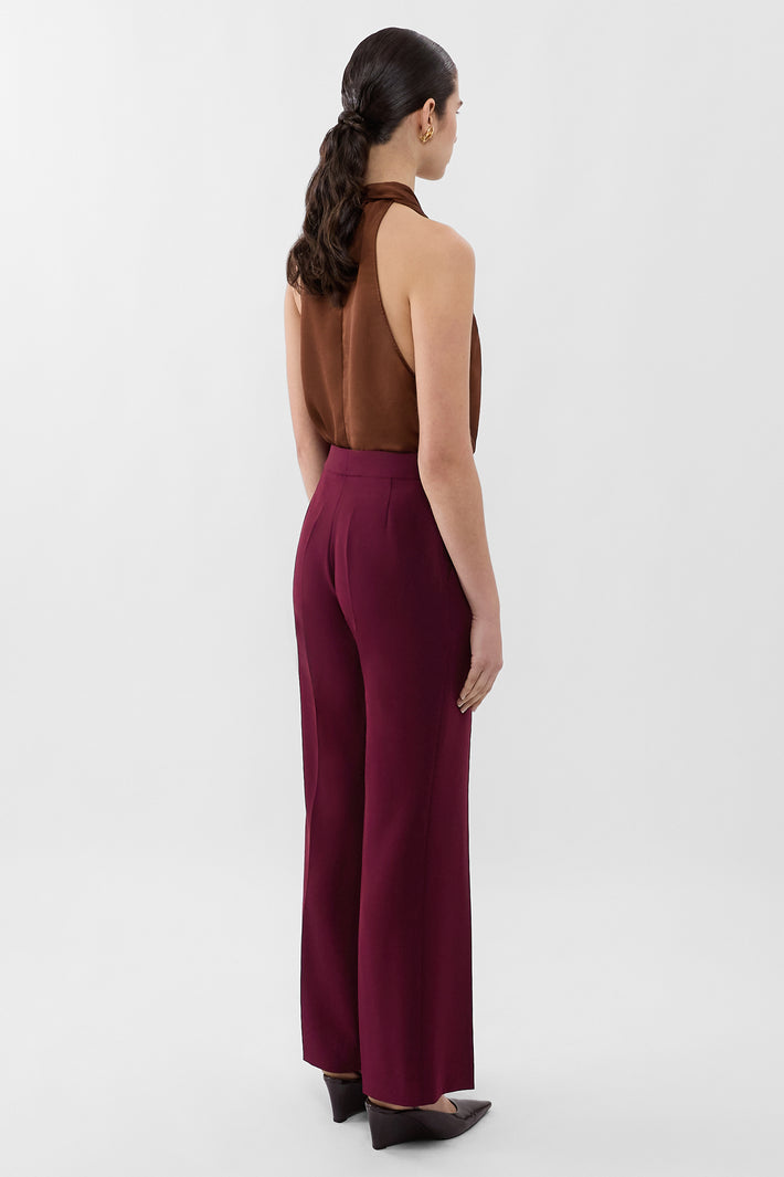 Signature Crepe Wide Leg Trouser