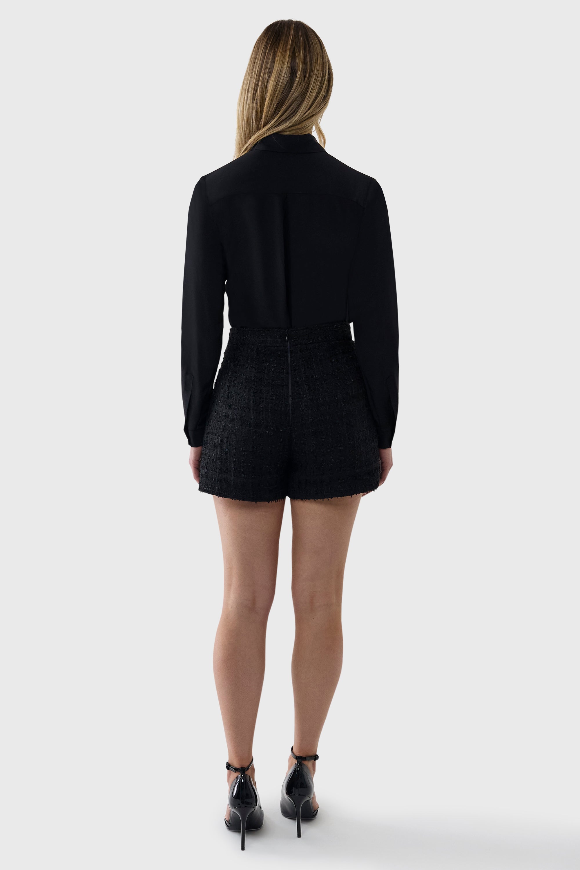 Pleated Panel Blouse
