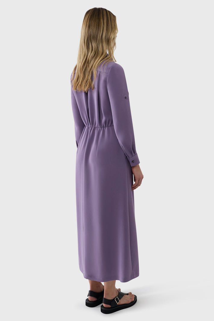 Cinched Waist Shirtdress