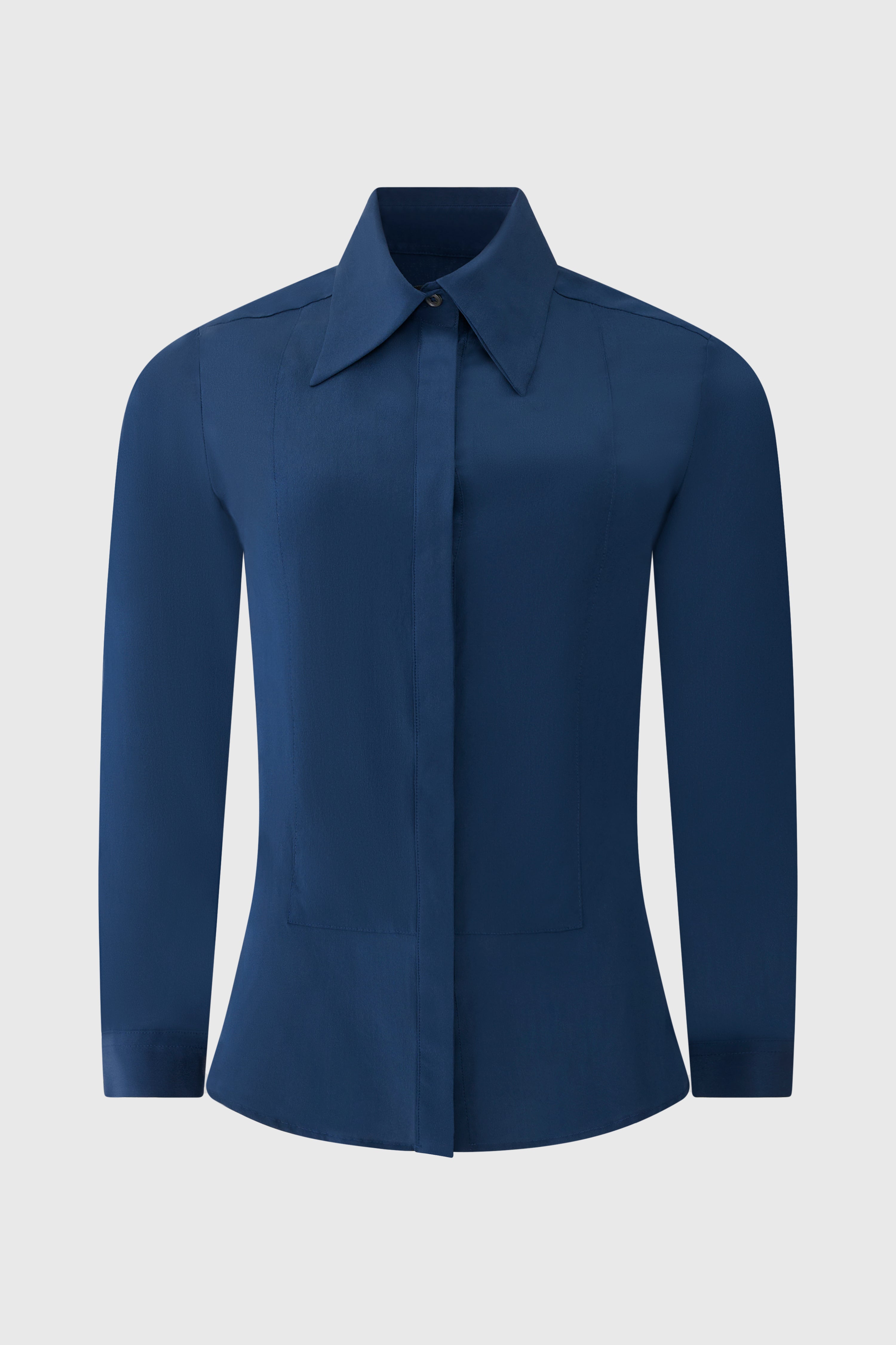 Panel Silk Blouse – Farage