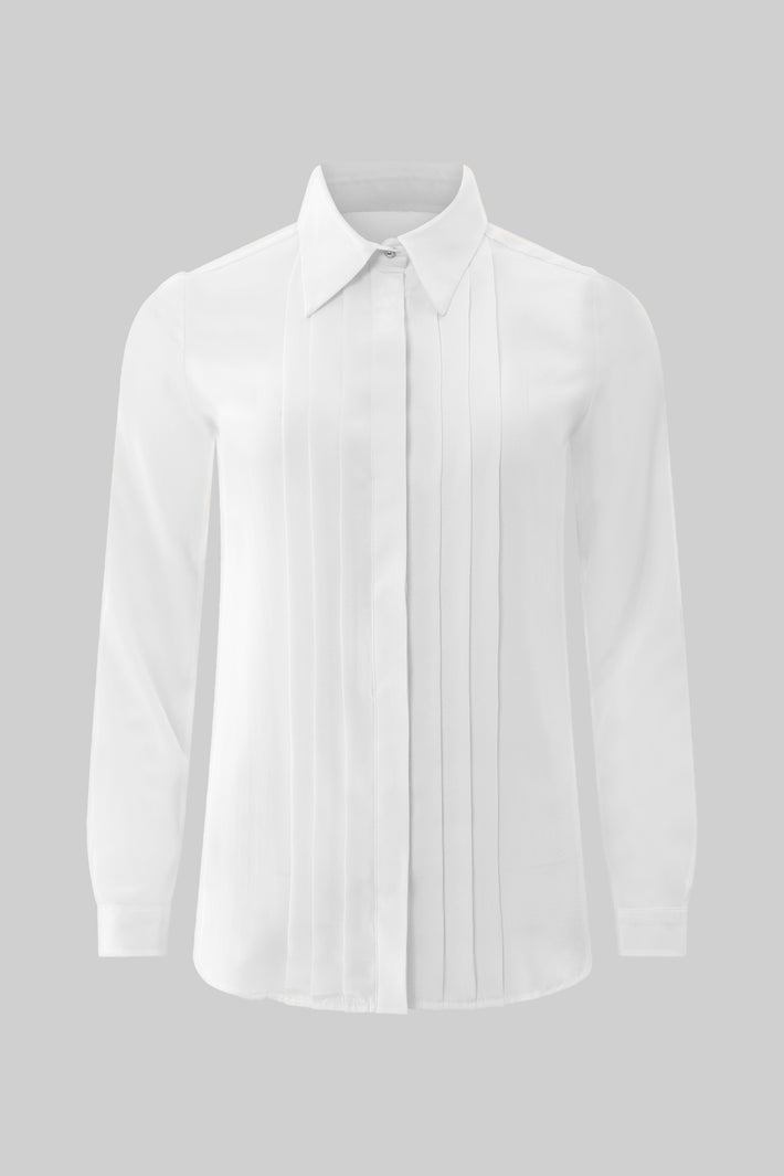 Pleated Panel Blouse