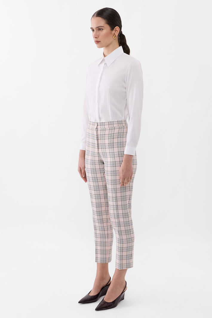 Madamme High Waist Crop Trouser