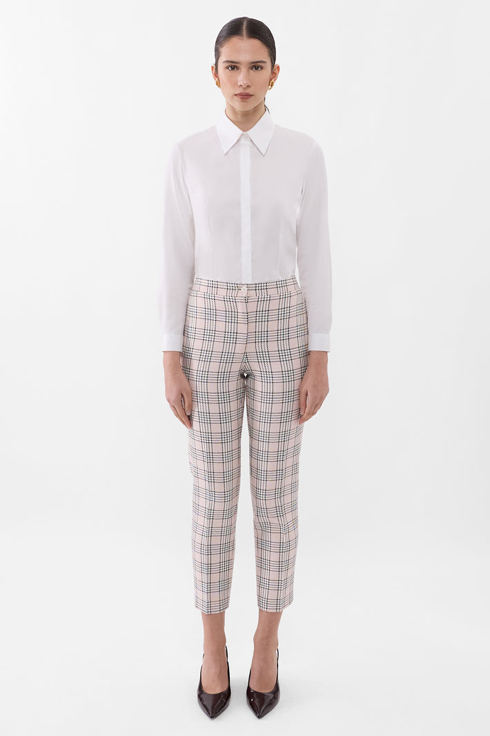 Madamme High Waist Crop Trouser