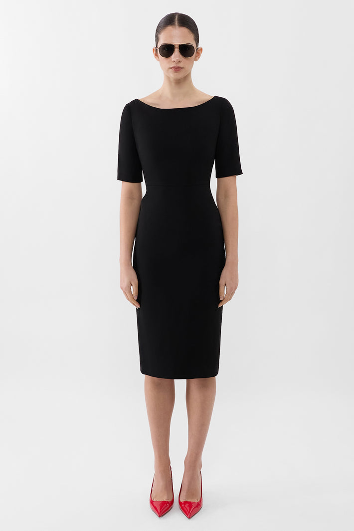 Signature Crepe Dress