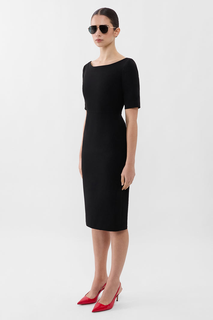 Signature Crepe Dress