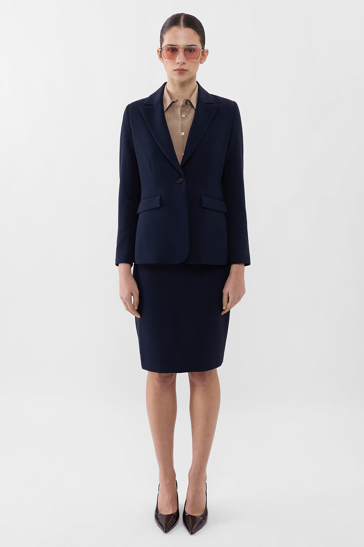 Signature Crepe Blazer