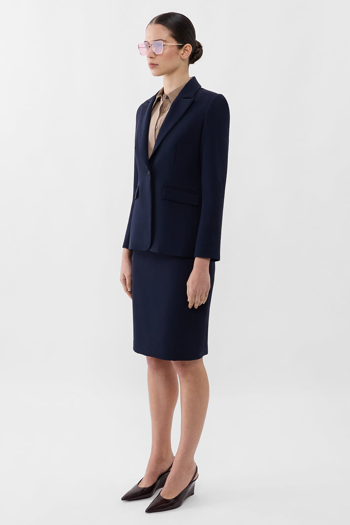 Signature Crepe Blazer