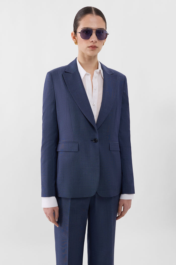 Signature One Button Blazer