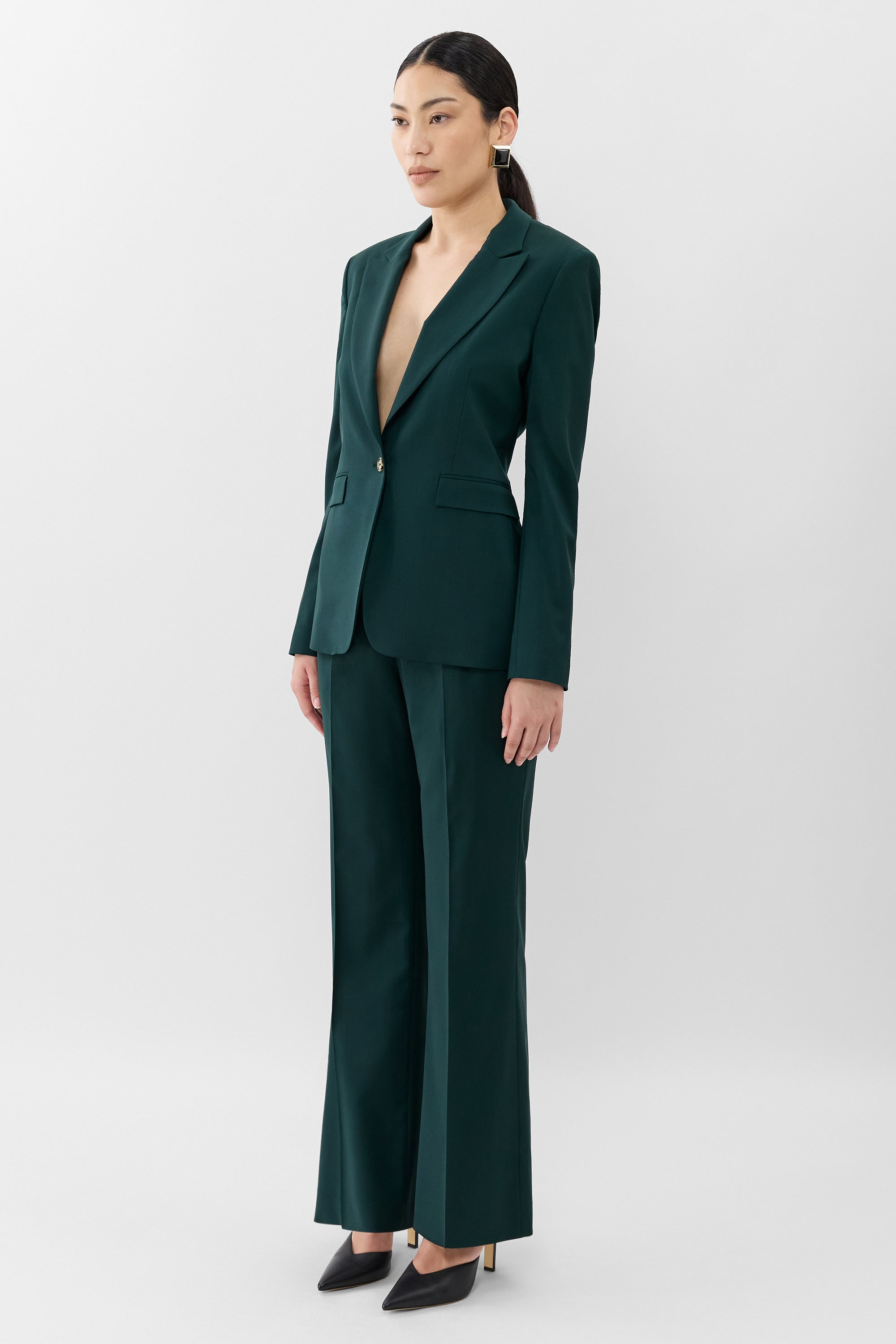 Signature One Button Blazer