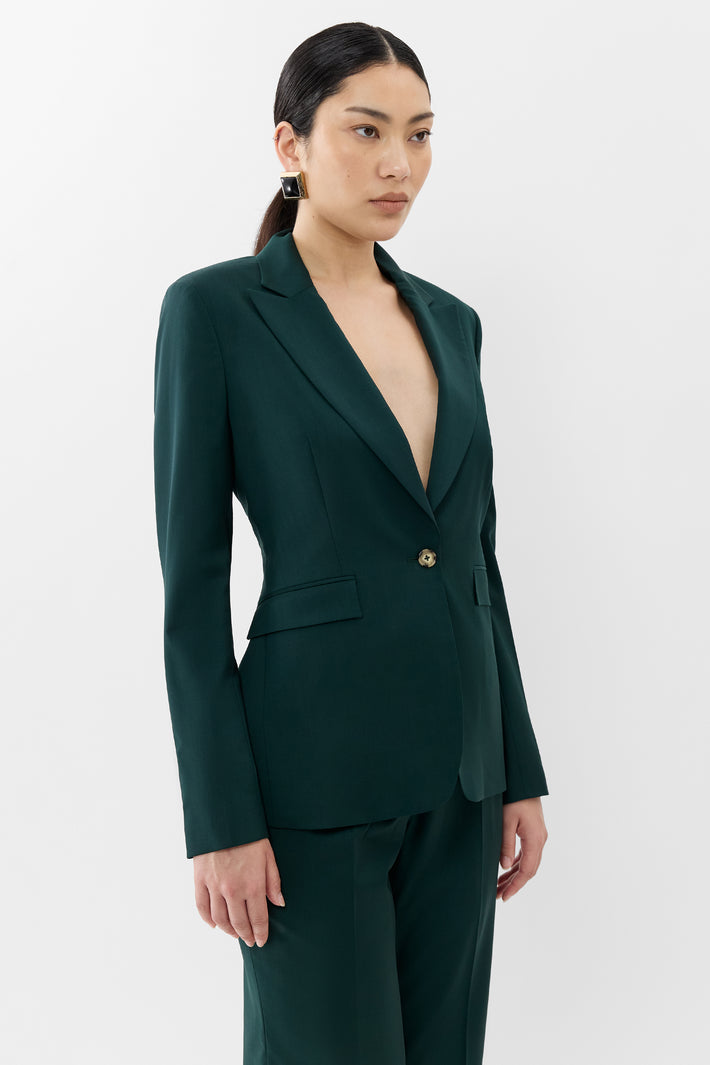 Signature One Button Blazer