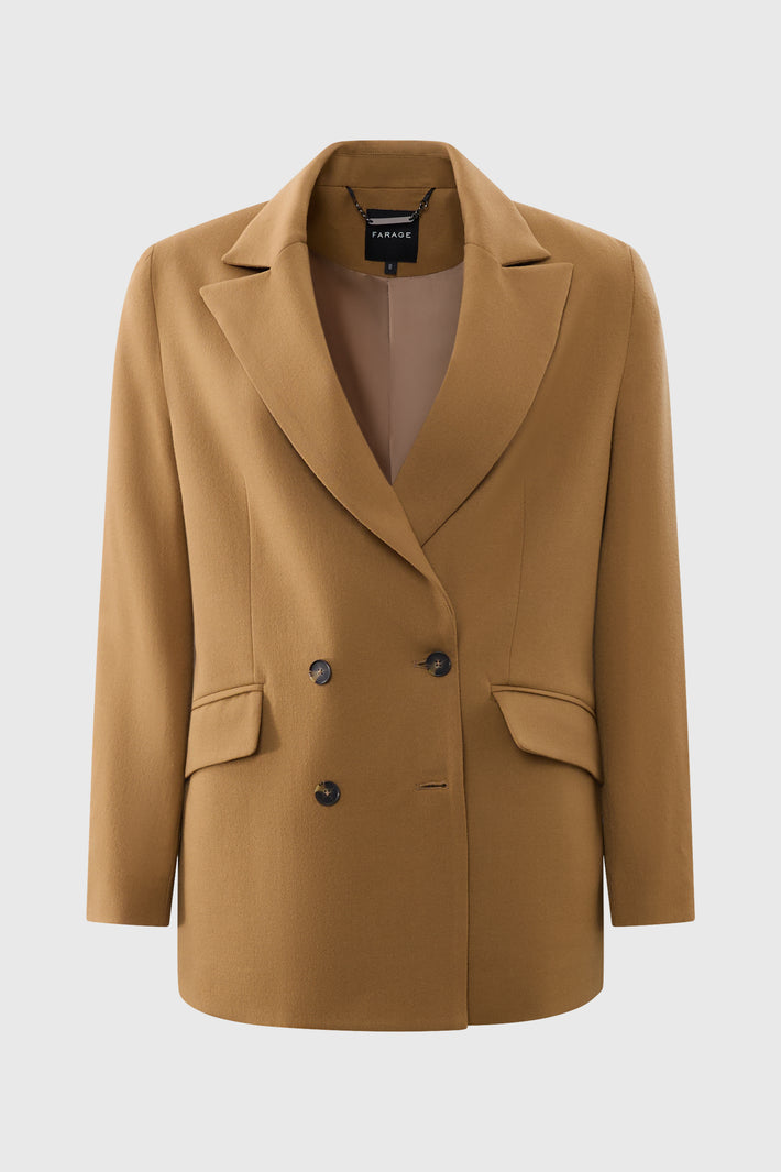 Wide Peak Lapel DB Blazer