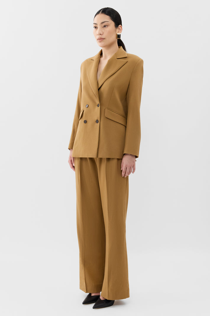 Wide Peak Lapel DB Blazer