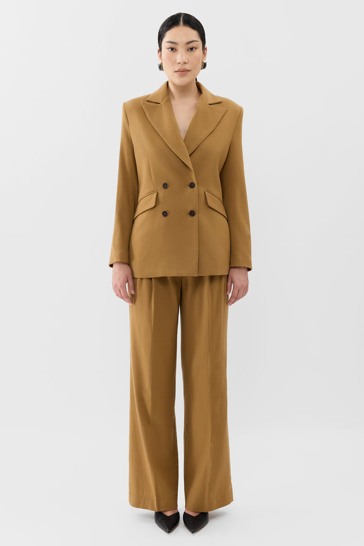 Wide Peak Lapel DB Blazer