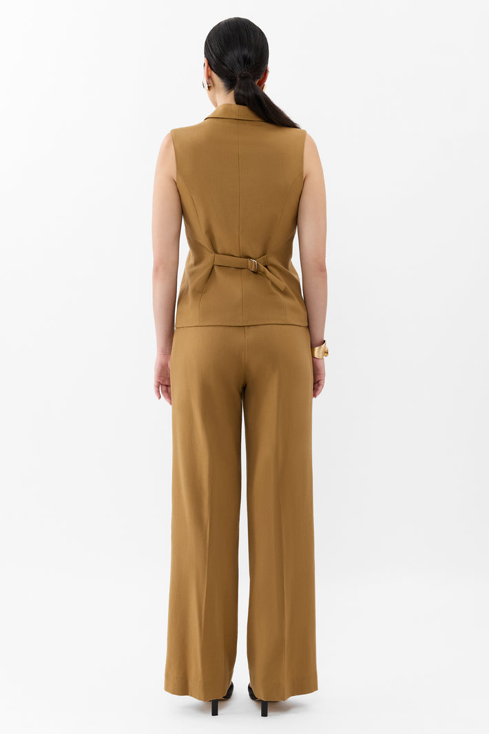 Wide Peak Lapel Waistcoat