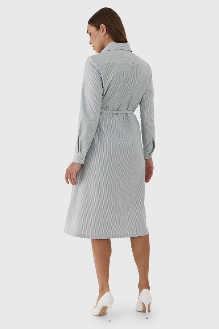 Olivia Stripe Shirtdress