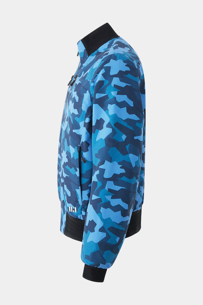 Printed Technical Bomber Jacket