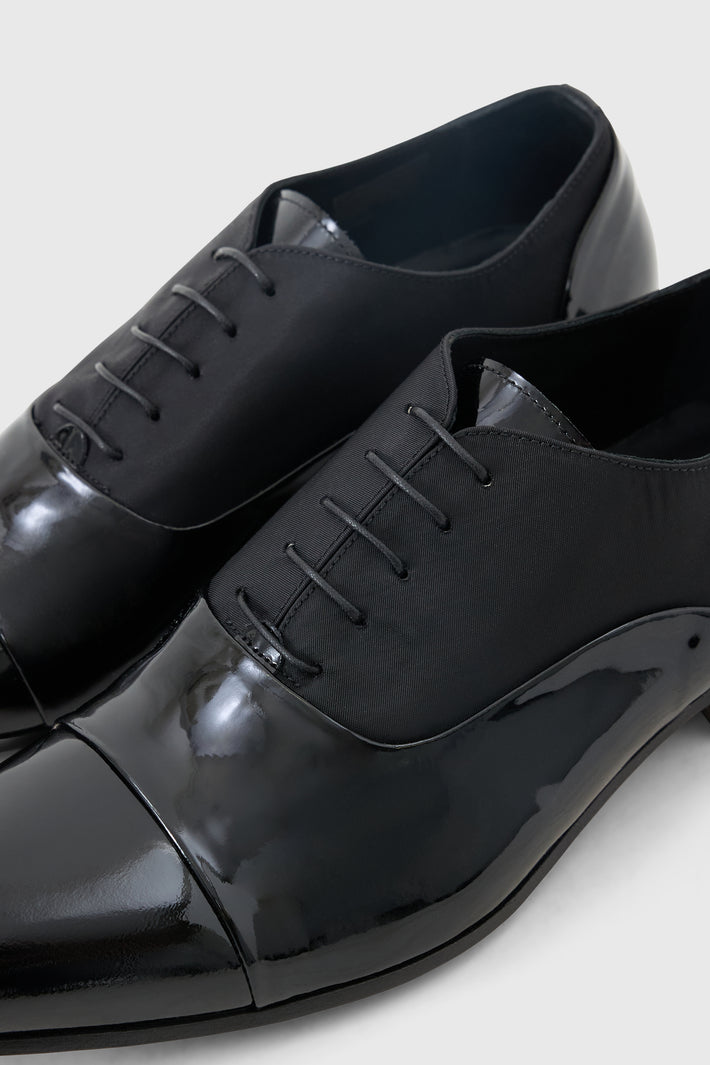 Akira Patent Lace Up