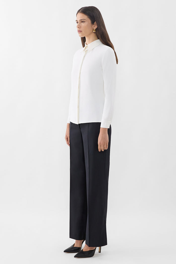 Classic Natalie Blouse - White